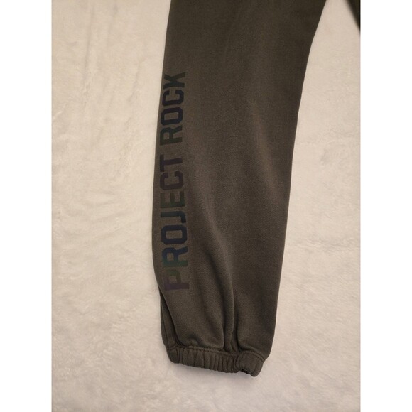 Under Armour Project Rock Fleece Pockets Elastic Waist Jogger Sweatpants Small - Picture 10 of 10